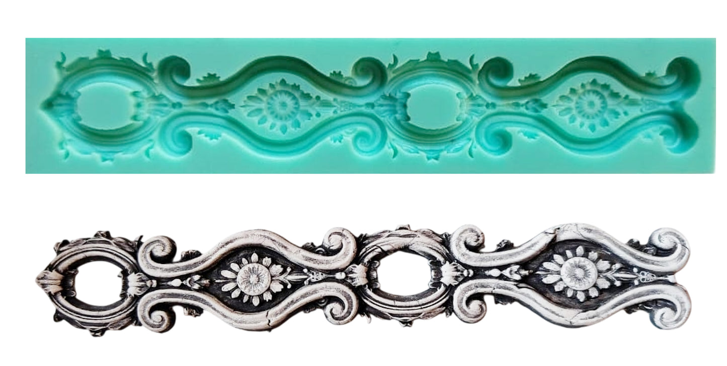 Border Mould- ( B_35 ) 20cm x 4.5cm