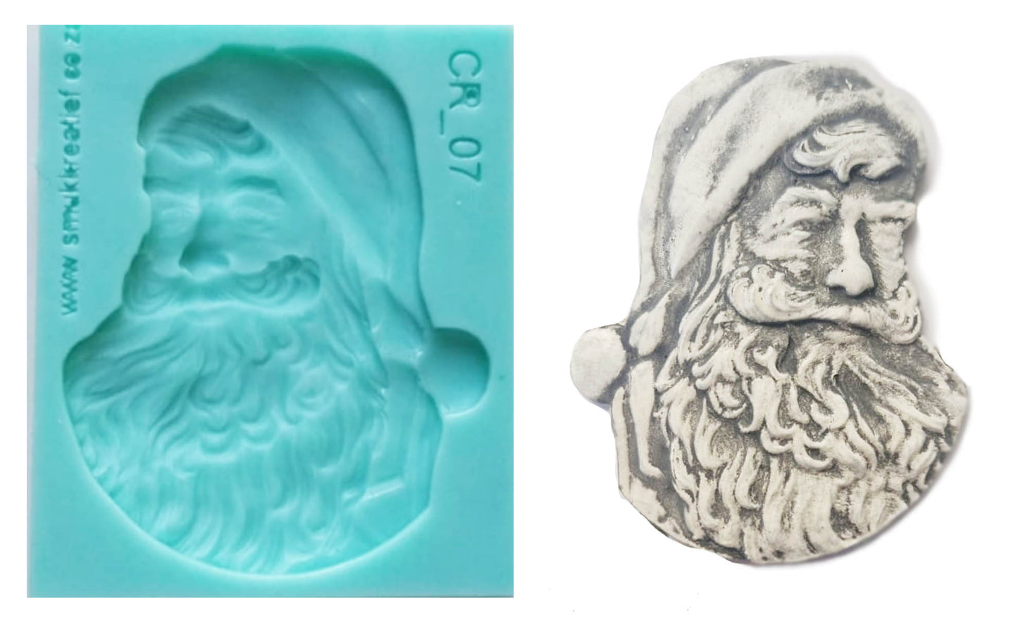 Santa Mould - ( CR_07 ) 7.5cm x 9 cm