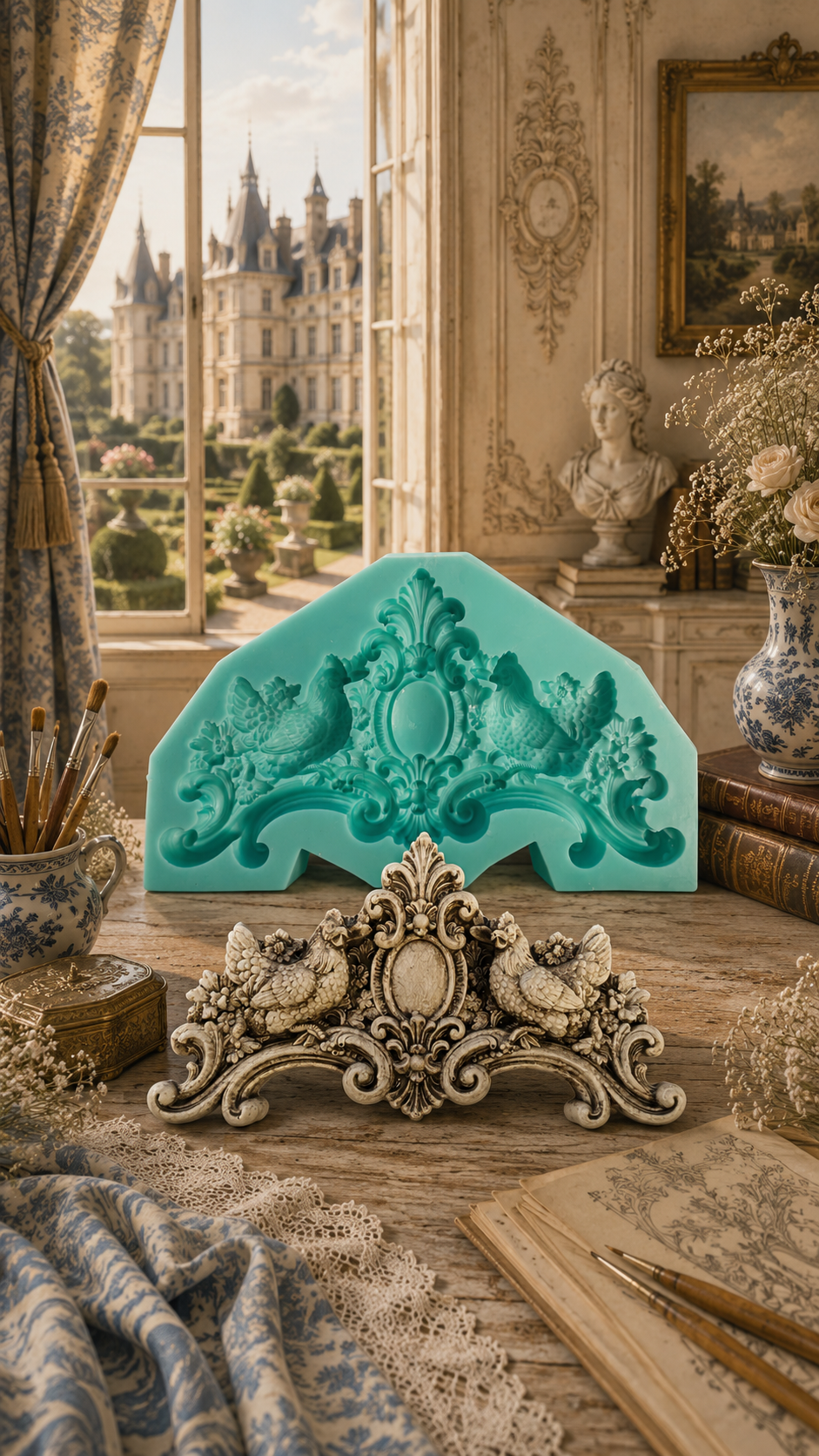 Chicken mould - ( S_256 ) 11x18cm x 2.5cm