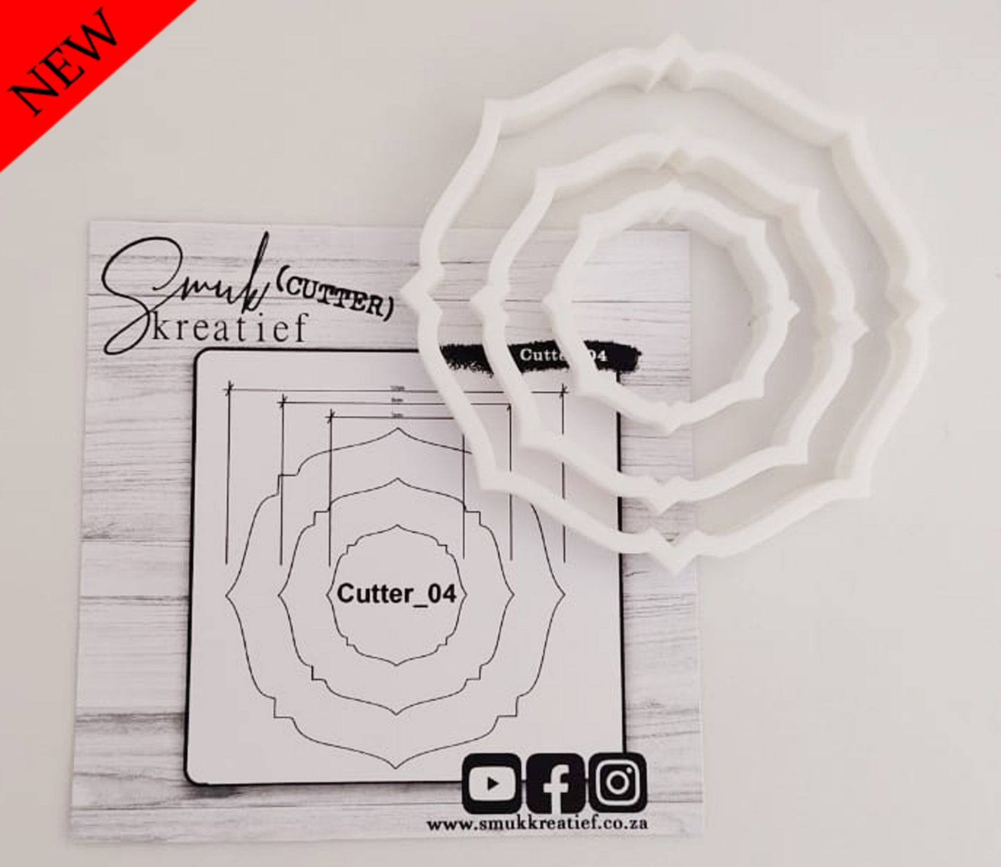 Cutter 4 -12cm, 8cm, 5cm