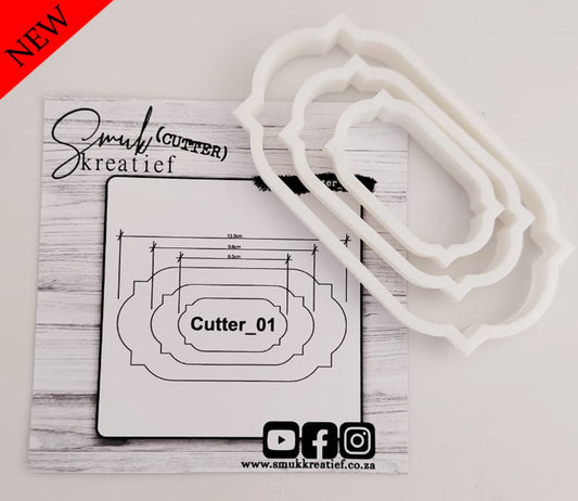Cutter 1 - 13.5cm, 9.6cm, 6.5cm