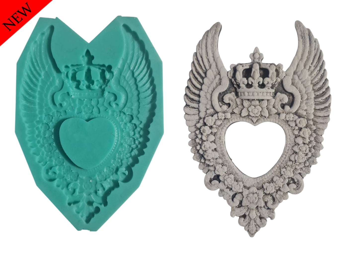 Frame Wing Mould - ( F_17 ) 17cm x 12cm