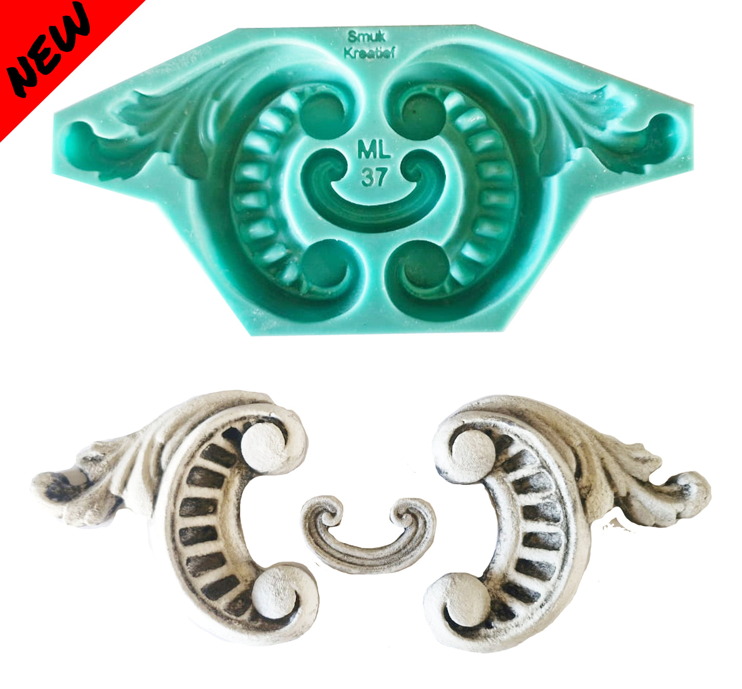 Multiple Large Mould - ( ML_37 ) 19cm x 9cm