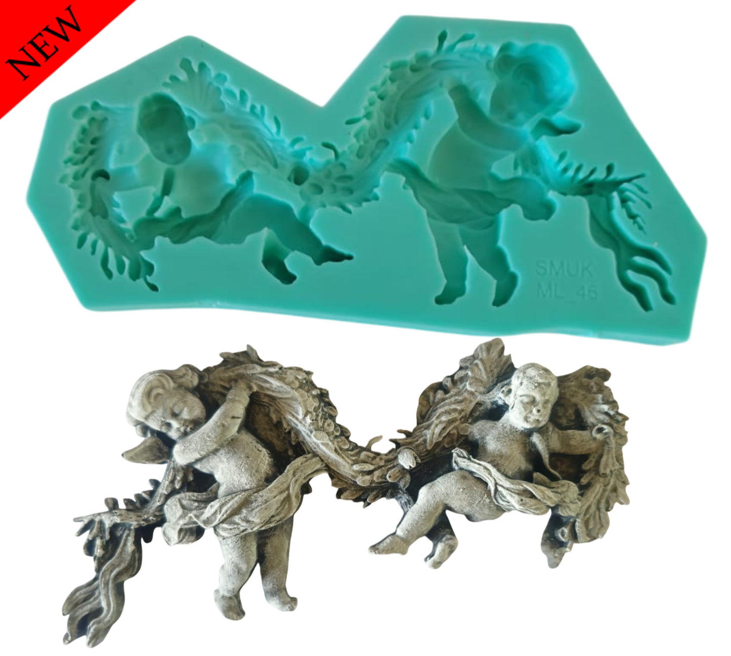 Angels Mould - ( ML_46 ) 17cm x 8cm