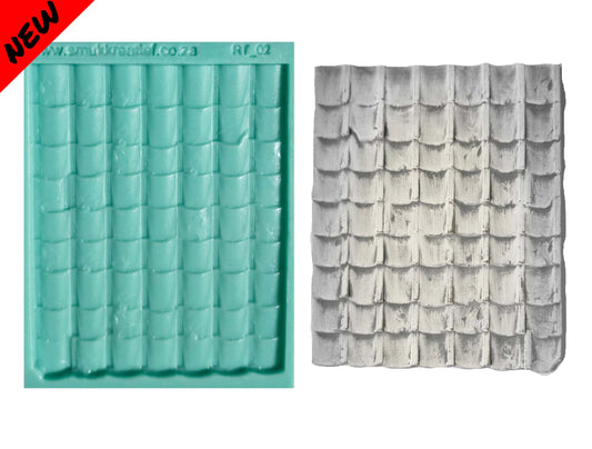 Roof Tile - ( RT_02 ) 12cm x 15cm x 1cm