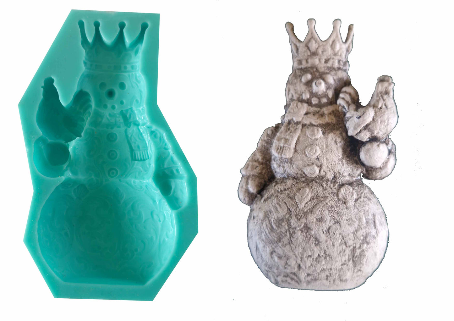 Snowman ( CR_21 ) 10cm x 6cm