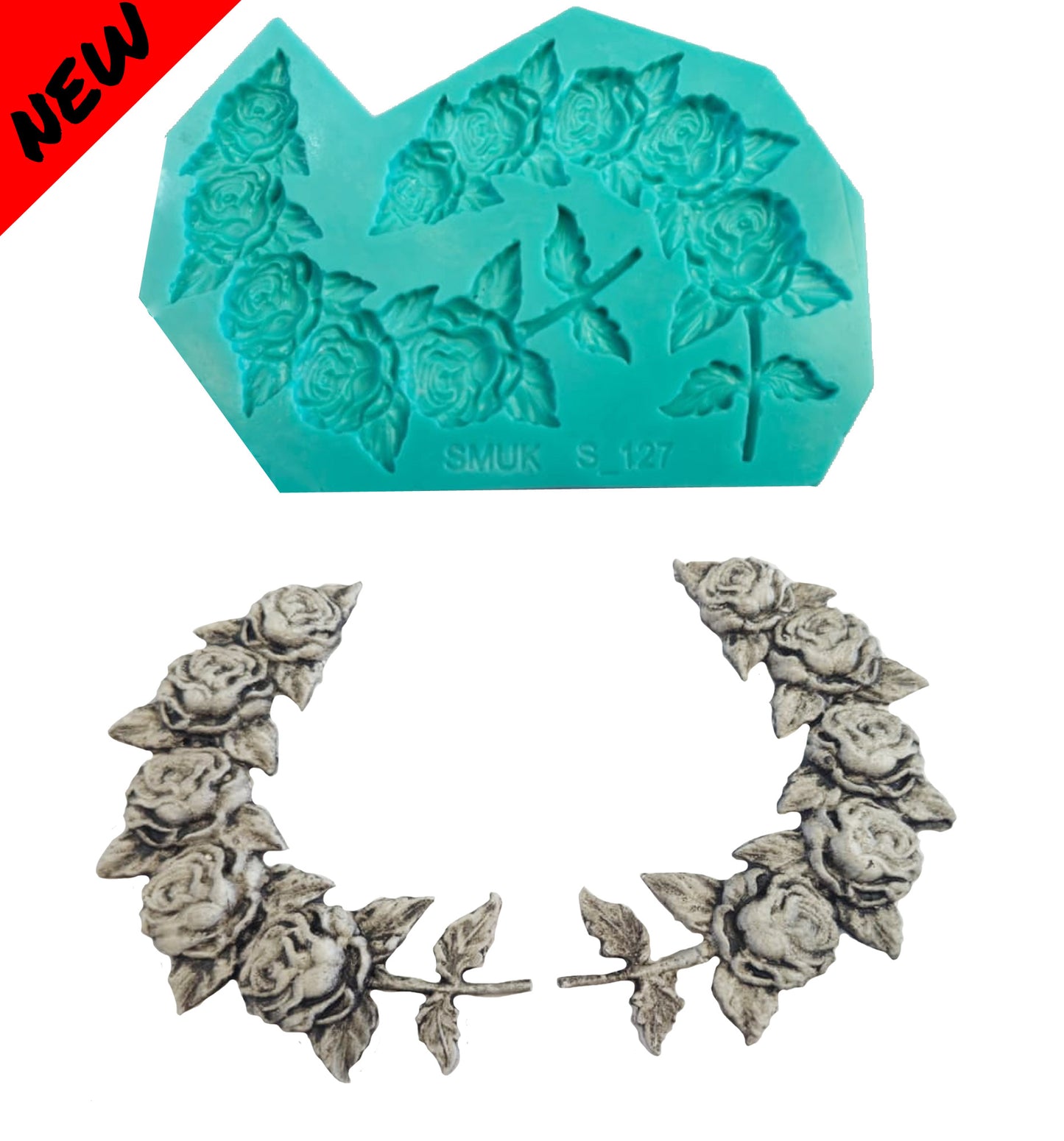 Wreath Mould - ( S_127 ) 16cm x 11 cm