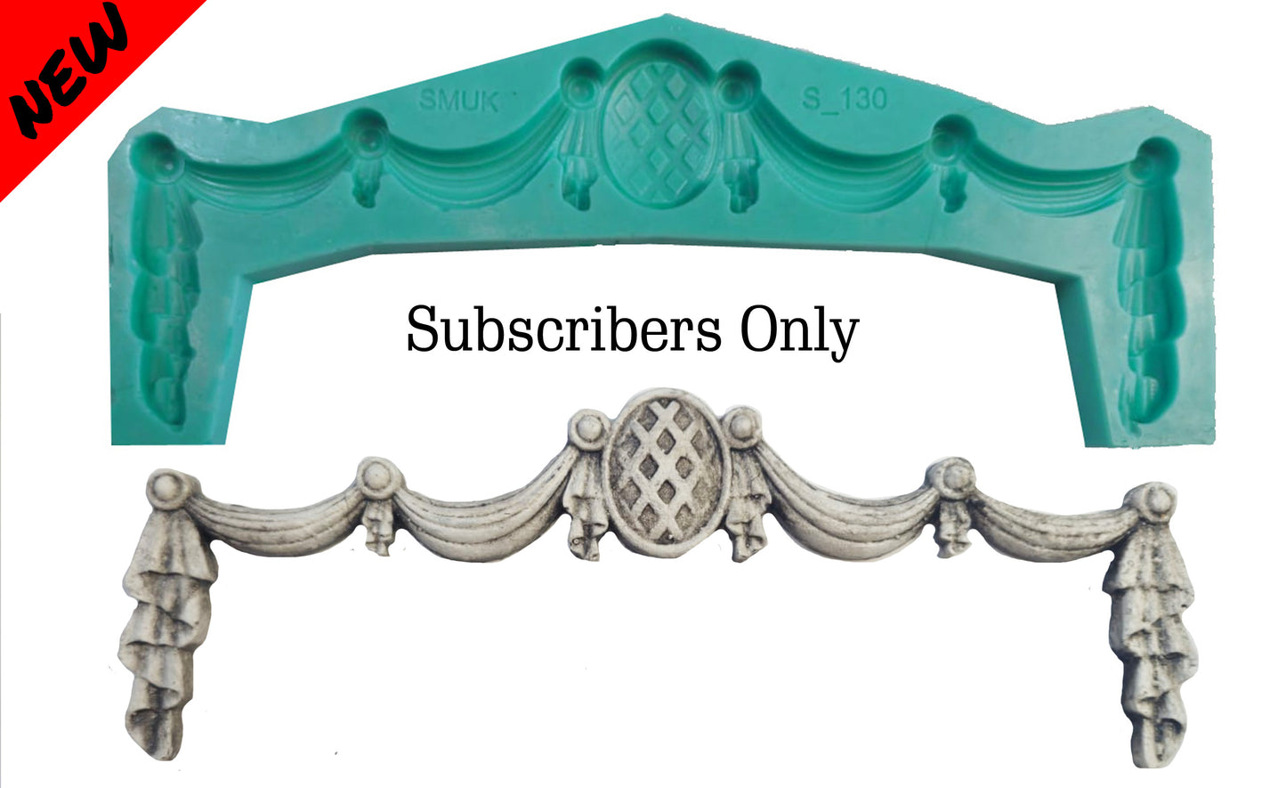 Subscriber Swag Mould - ( S_130 ) 22cm 9cm