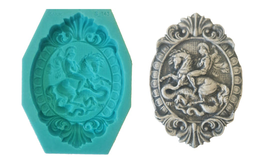 SUBSCRIBER ONLY Large Camio mould - ( S_143 ) 9cm x 12cm