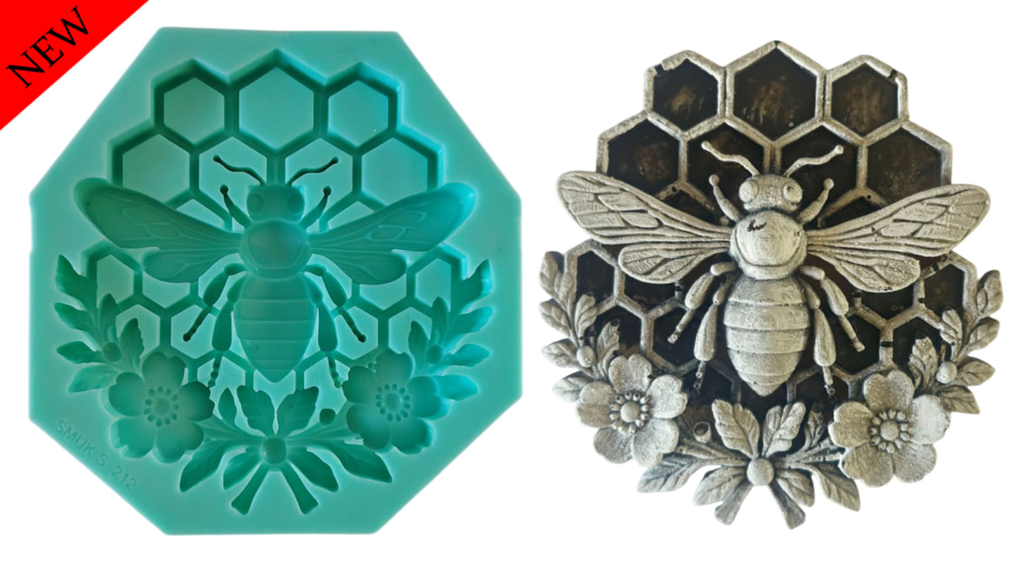 Bee Mould - ( S_212 ) 11cm x 11.5cm