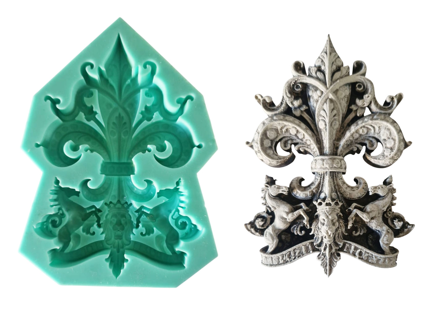 fleur de lis - ( S_220 ) 15cm x 10cm