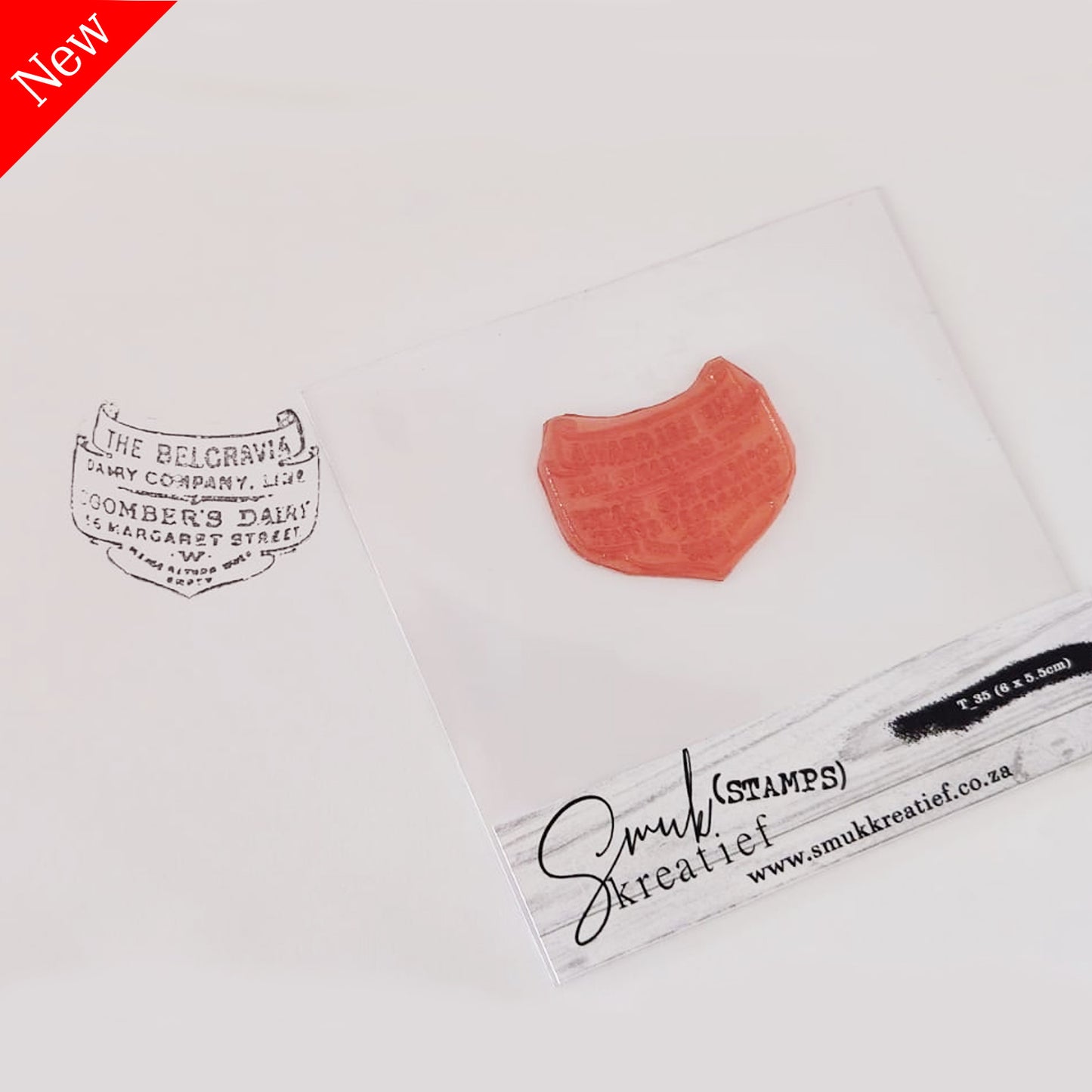 Stamp - (T_35) 6 x 5.5cm