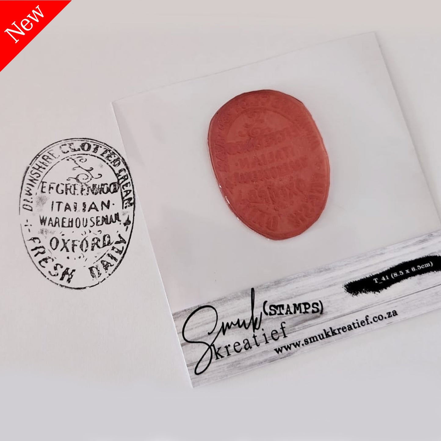 Stamp - (T_41) 8.5 x 6.5cm