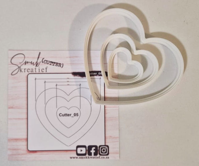 Cutter 5 - 13cm, 9cm, 5cm