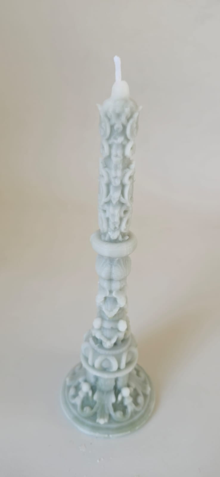 Candle 1 - Grey Green 21cm