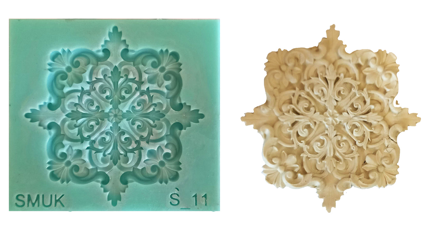 Single Silicone Mould - (S_11) 11cm x 10cm x 1cm