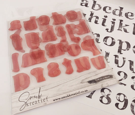 STAMP Text lowercase (T_09 ) 21cm x 29cm ( Letters are 3cm High )