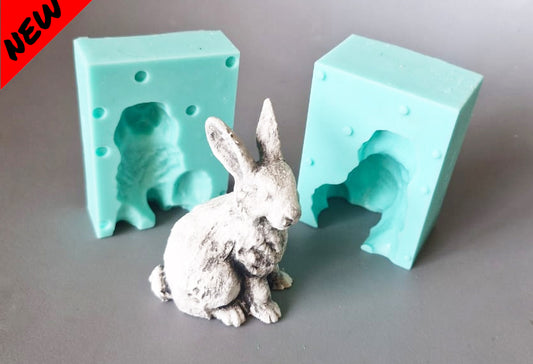 Rabbit Long ear Mould - ( ANI_02 ) 6cm x 8cm x 6cm