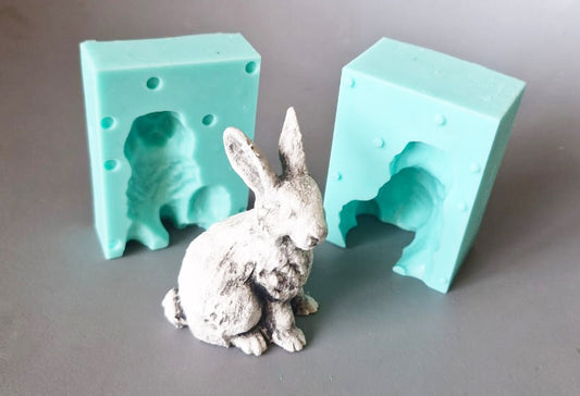 Rabbit Long ear Mould - ( ANI_02 ) 6cm x 8cm x 6cm