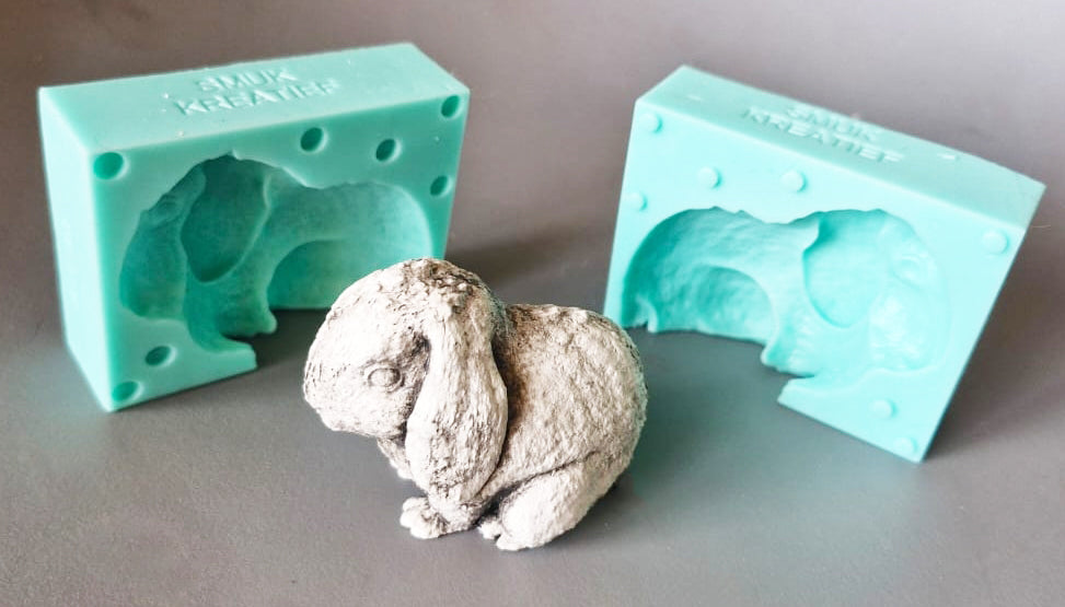 Running Rabbit Mould Rabbit Mould - ( ANI_03 ) 6cm x 8cm x 5cm – SMUK KREATIEF
