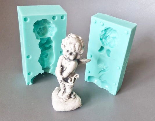 Angel Shy Mould - ( AN_04 ) 5cm x 10cm x4.5cm