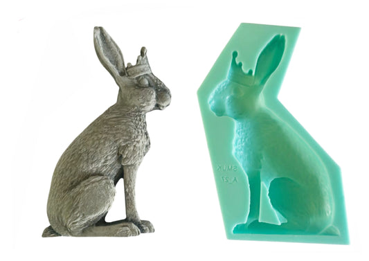Hare Mould Mirror - ( A_27 M ) 12cm x 7cm