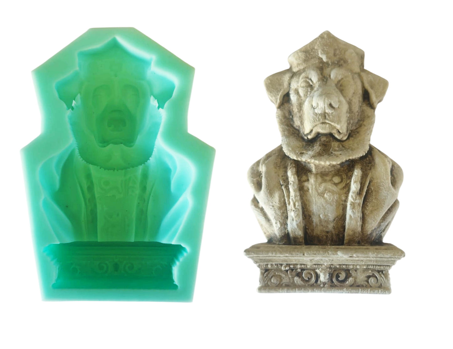 Dog Bust - ( A_33 ) 11cm x 8cm