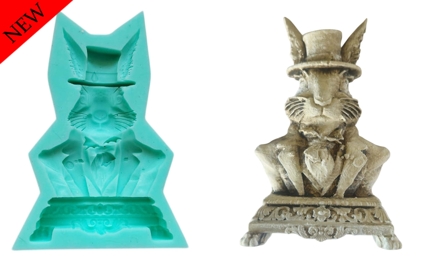 Hare Bust - ( A_34 ) 14cm x 9 cm