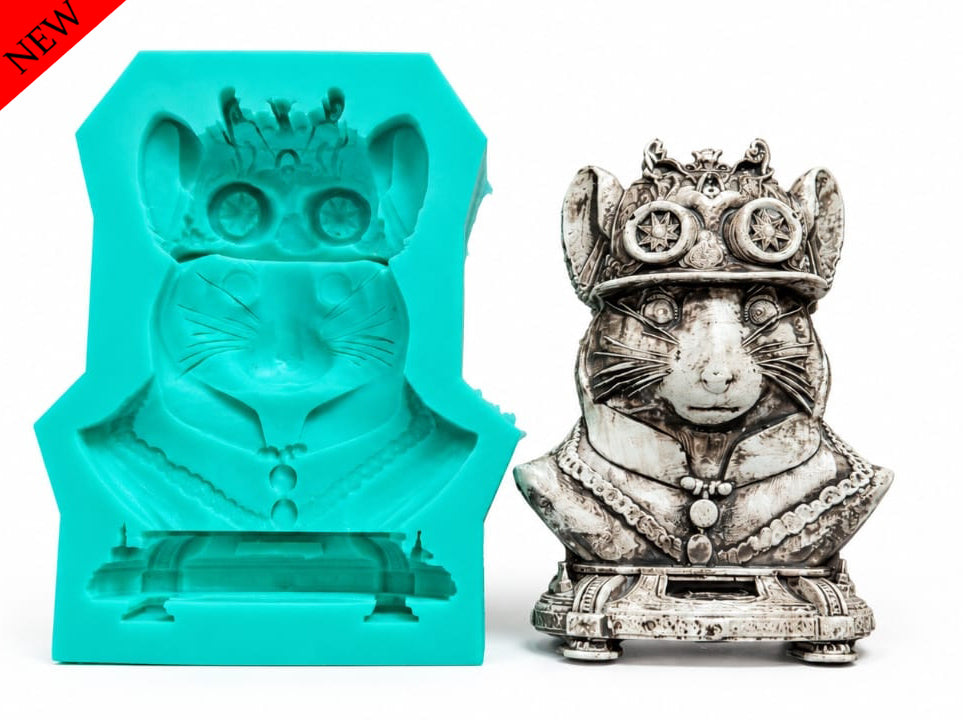 Mouse Bust - ( A_35 ) 11cm x 8cm