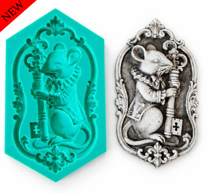 Mouse and Key Large - ( A_44 ) 18cm x 11cm