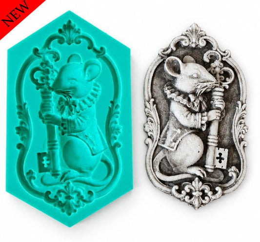 Mouse and Key Large - ( A_44 ) 18cm x 11cm