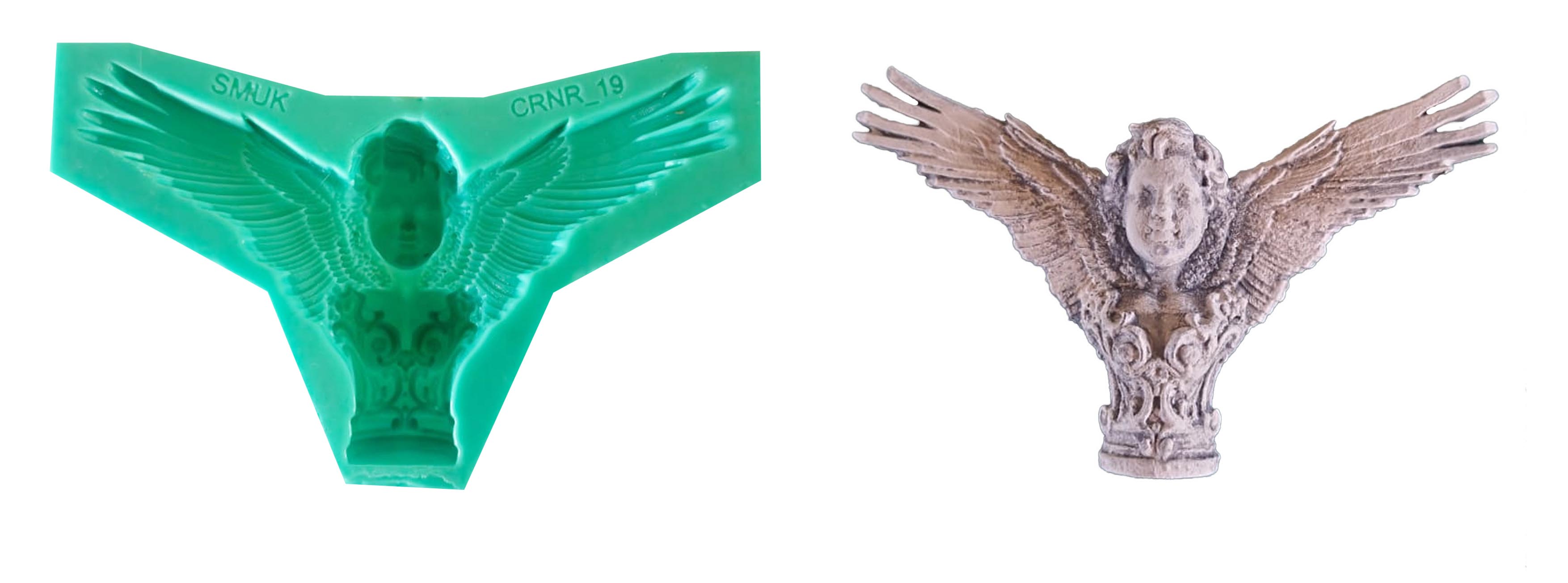 Angel Corner Mould - ( CRNR_19 ) 13cm x 8cm – SMUK KREATIEF