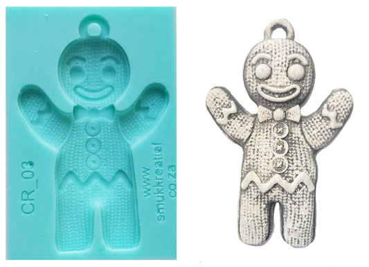 Ginger Bread Man - ( CR_03 ) 7.6cm x 11cm