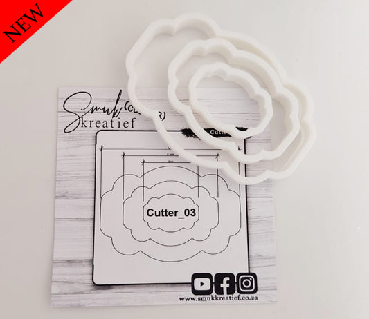Cutter 3 - 12cm, 8.5cm, 5cm