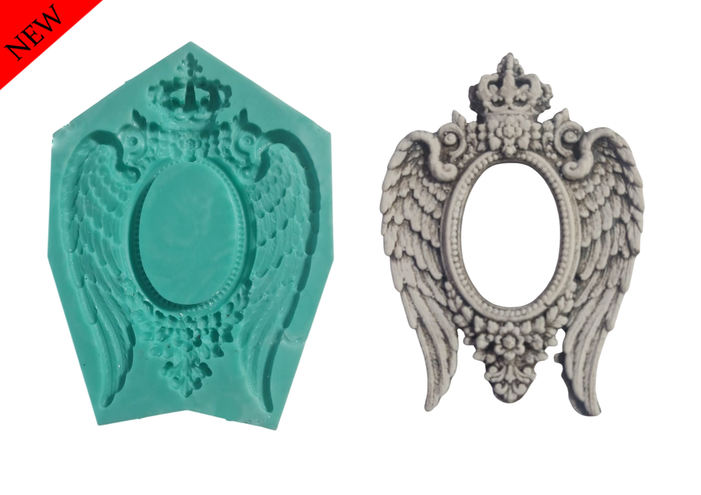 Frame Wing Mould - ( F_16 ) 16cm x 12cm