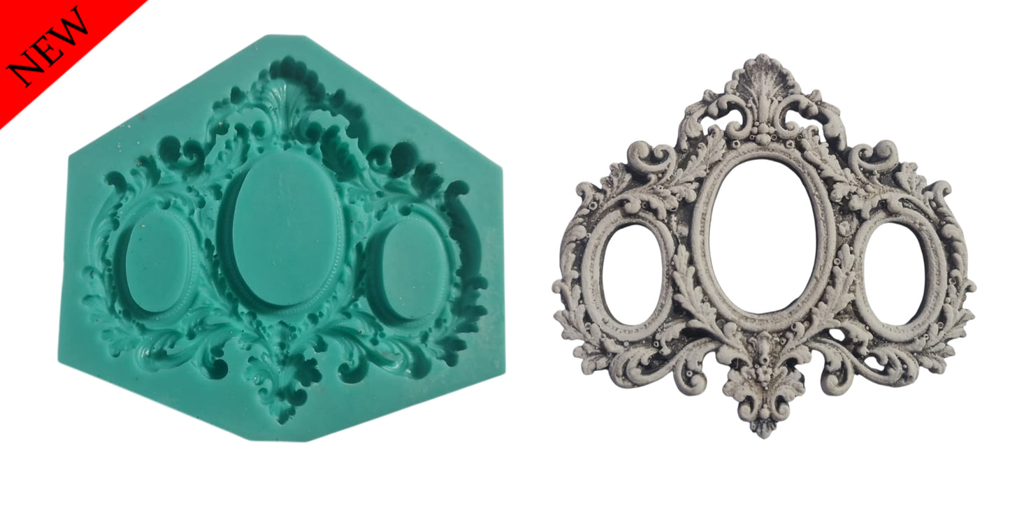 Frame mould - ( F_20 ) 13cm x 12cm
