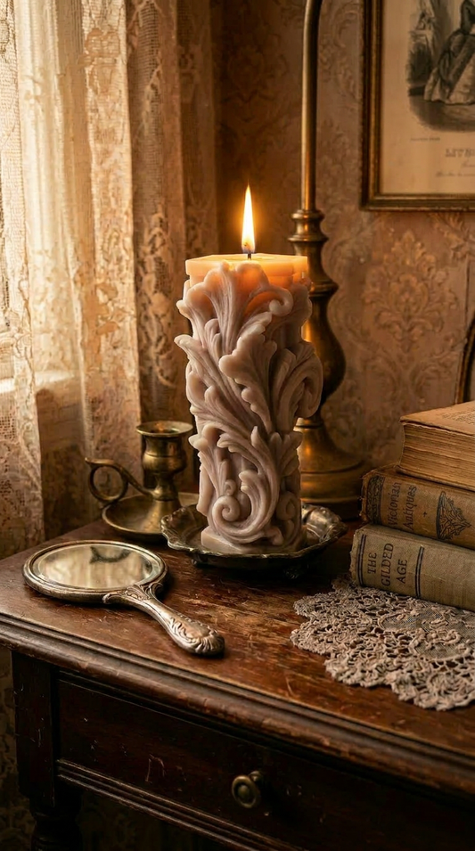 Candle 8 - Light pink 20cm