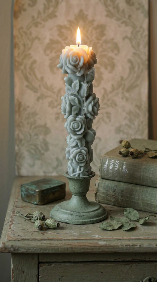 Candle 9 - Green Shadow 19cm