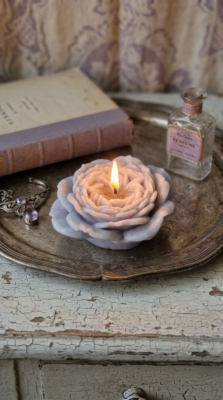 Candle 10 - Grey 6cm