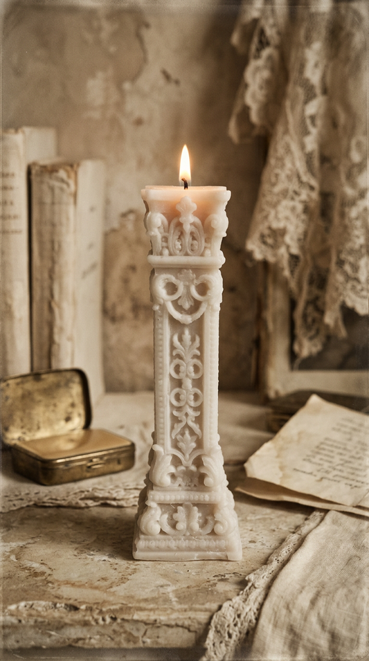 Candle 6 - Peach 20cm