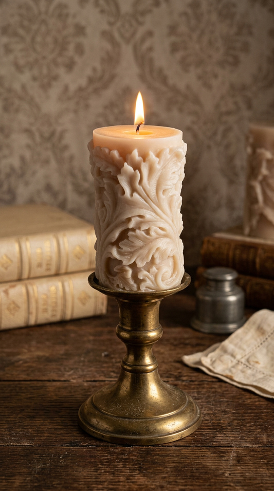 Candle 2  - Peach 14cm