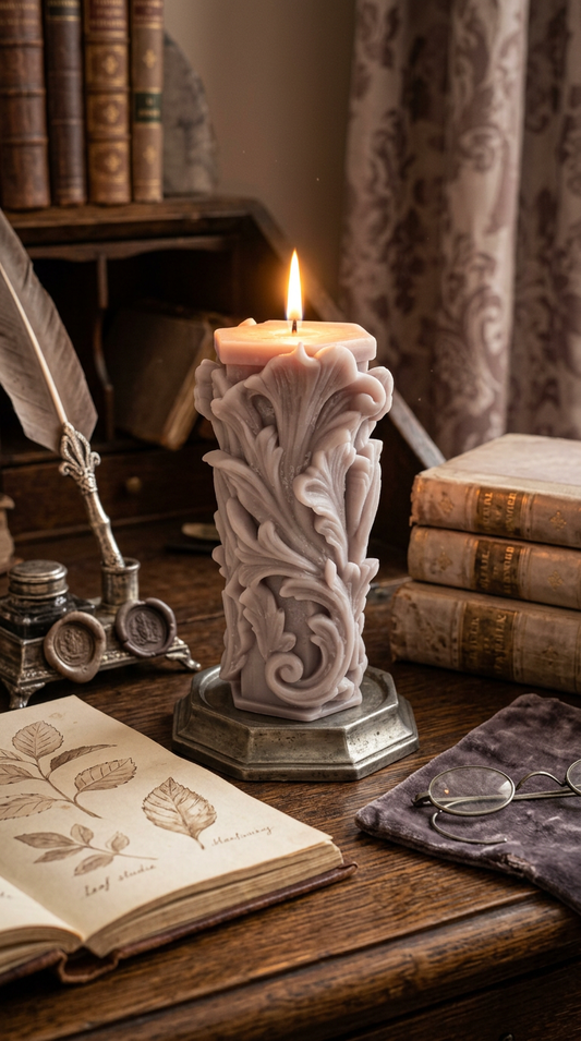 Candle 8 - Grey 20cm