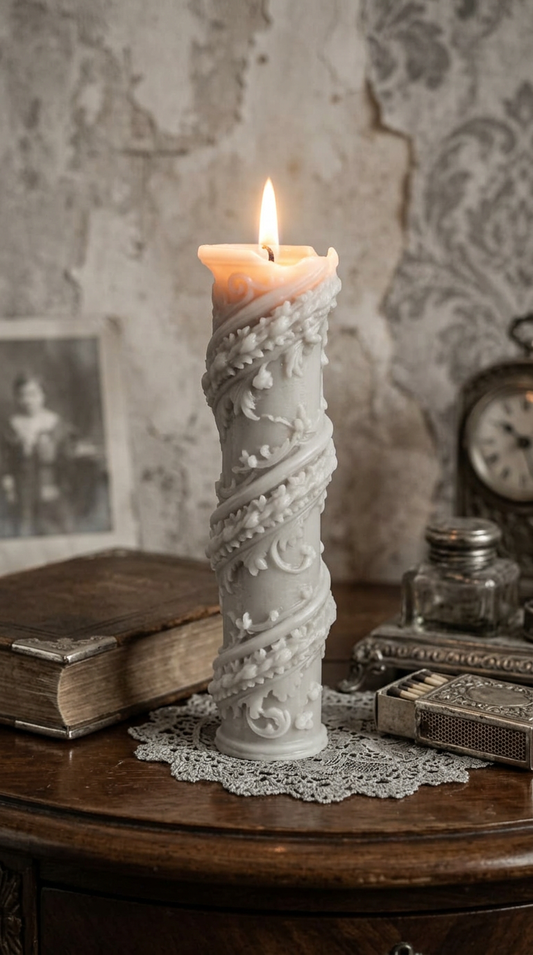 Candle 7 - Grey 21cm