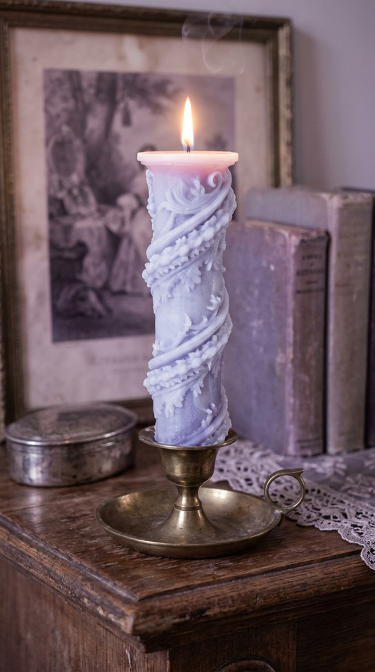 Candle 7 - Purple Shadow 21cm