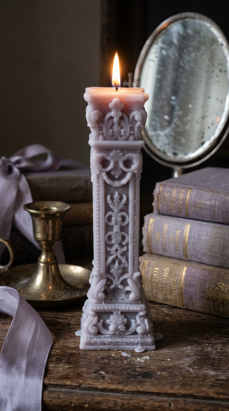 Candle 6 - Grey 20cm