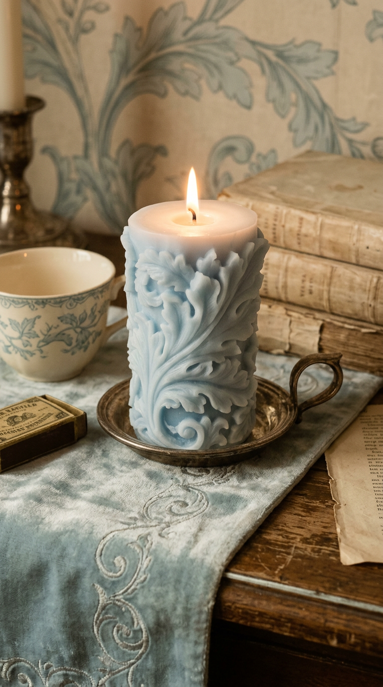 Candle 2 - Bluy Sky 14cm