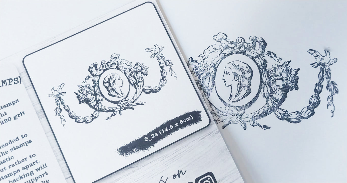 Stamp ( S34 ) 12.5cm x 6cm