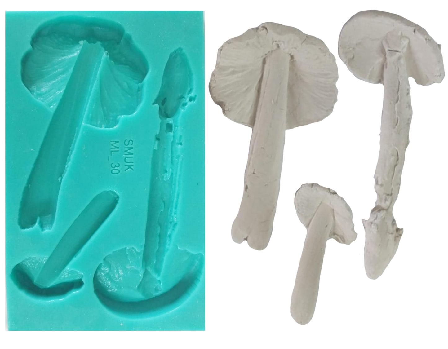 Mushroom Silicone Mould ( ML_30 ) 17cm x 10.5cm x 2cm