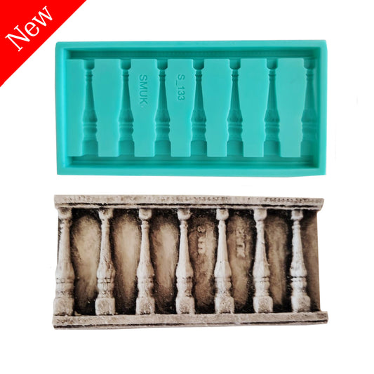 Banister mould (S_133) 13.3 x 7.5 x 1cm