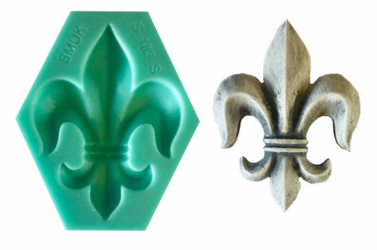 fleur-de-lis Large - ( S_183_L ) 14cm x 10cm